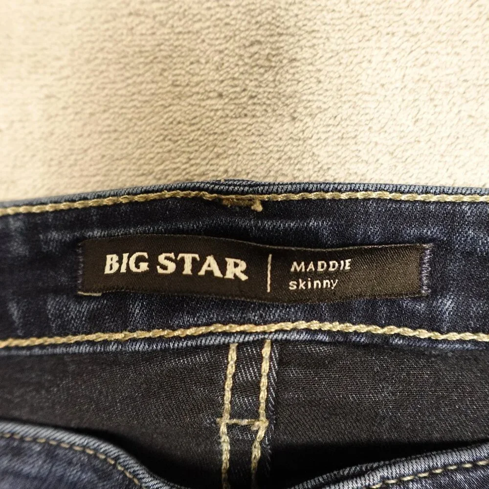 Big Star jeans Maddie skinny women's‎ 28R blue western